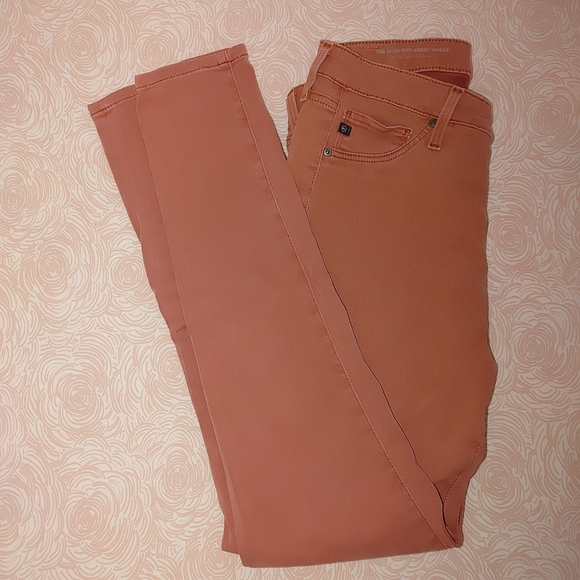 AG The Abbey Sateen High-Rise Super Skinny Ankle Jeans - Picture 3 of 7